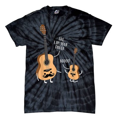 Uke I Am Your Father Guitar Ukulele Music Hilarious Gift Tie-Dye T-Shirt