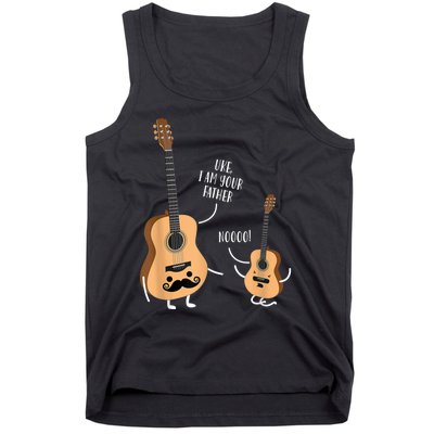 Uke I Am Your Father Guitar Ukulele Music Hilarious Gift Tank Top