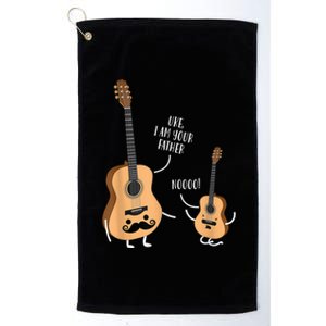 Uke I Am Your Father Guitar Ukulele Music Hilarious Gift Platinum Collection Golf Towel