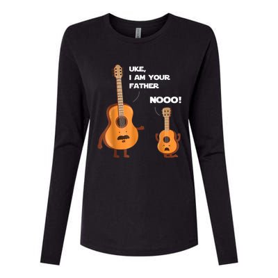 Uke I Am Your Father Guitar Ukulele Music Hilarious Gift Womens Cotton Relaxed Long Sleeve T-Shirt