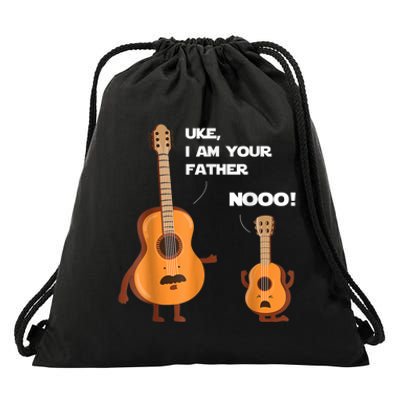 Uke I Am Your Father Guitar Ukulele Music Hilarious Gift Drawstring Bag