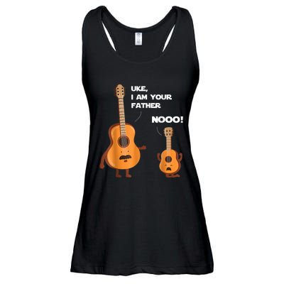 Uke I Am Your Father Guitar Ukulele Music Hilarious Gift Ladies Essential Flowy Tank