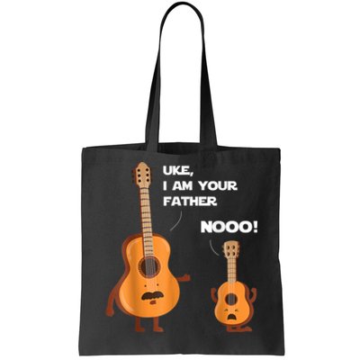 Uke I Am Your Father Guitar Ukulele Music Hilarious Gift Tote Bag