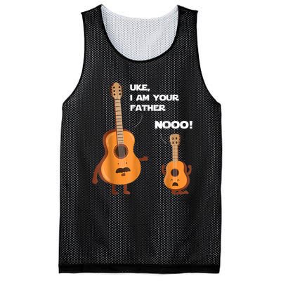 Uke I Am Your Father Guitar Ukulele Music Hilarious Gift Mesh Reversible Basketball Jersey Tank