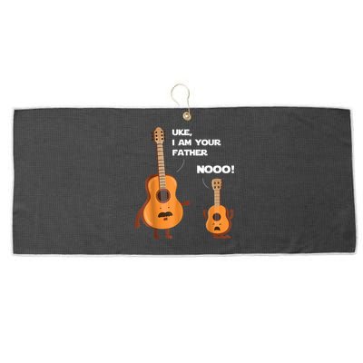 Uke I Am Your Father Guitar Ukulele Music Hilarious Gift Large Microfiber Waffle Golf Towel