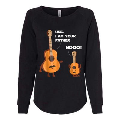 Uke I Am Your Father Guitar Ukulele Music Hilarious Gift Womens California Wash Sweatshirt