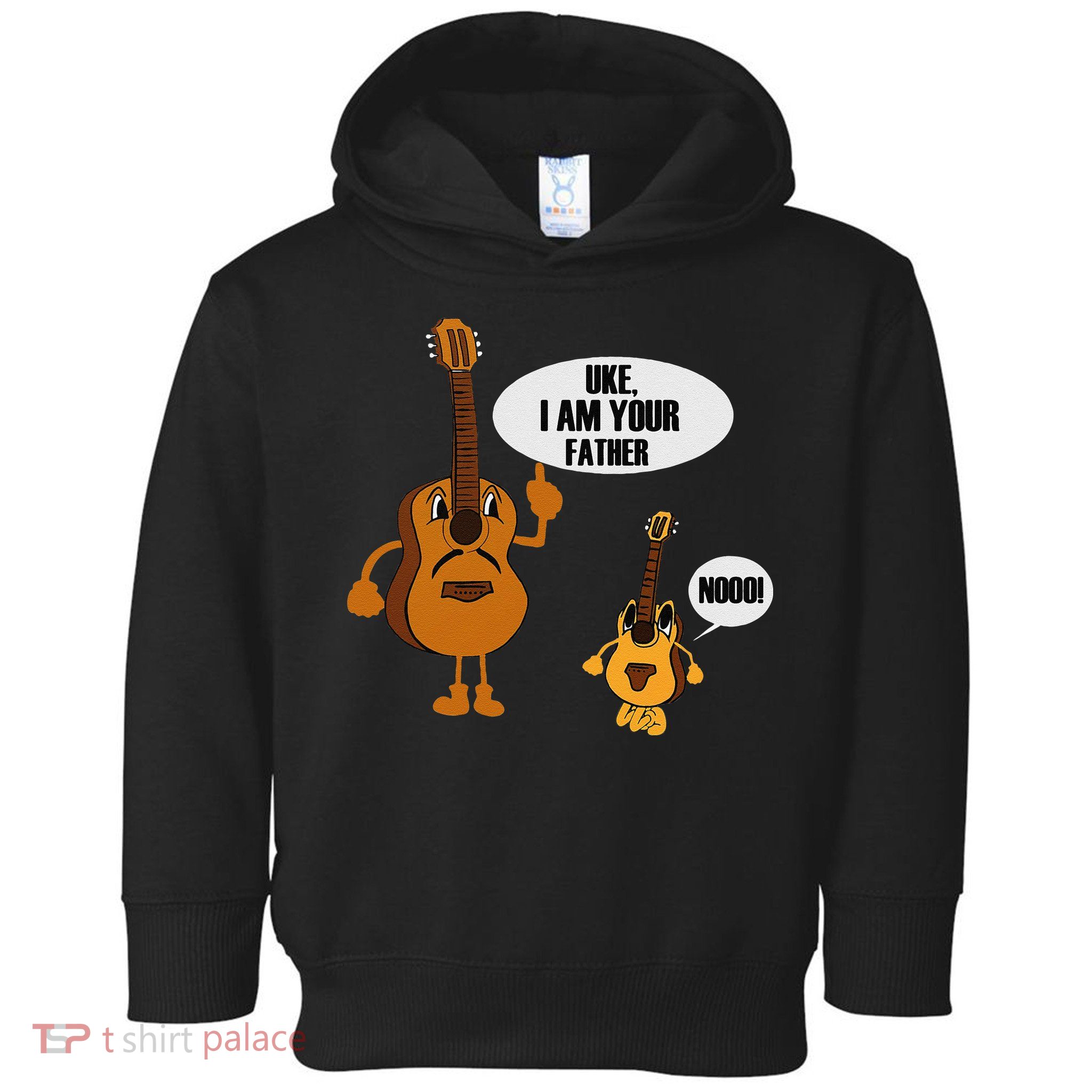 Uke I Am Your Father Ukulele Guitar Funny Fathers Day Gift Toddler Hoodie
