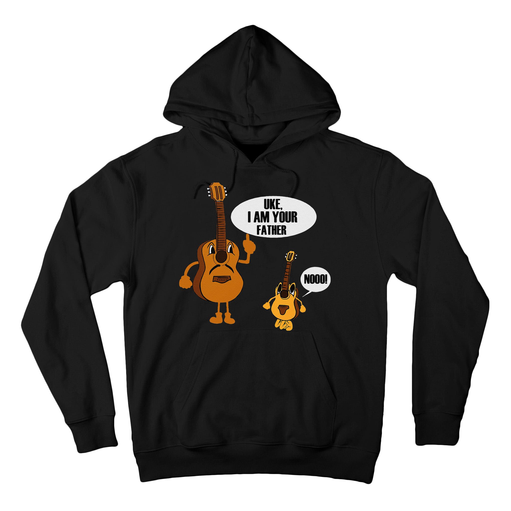 Uke I Am Your Father Ukulele Guitar Funny Fathers Day Gift Tall Hoodie