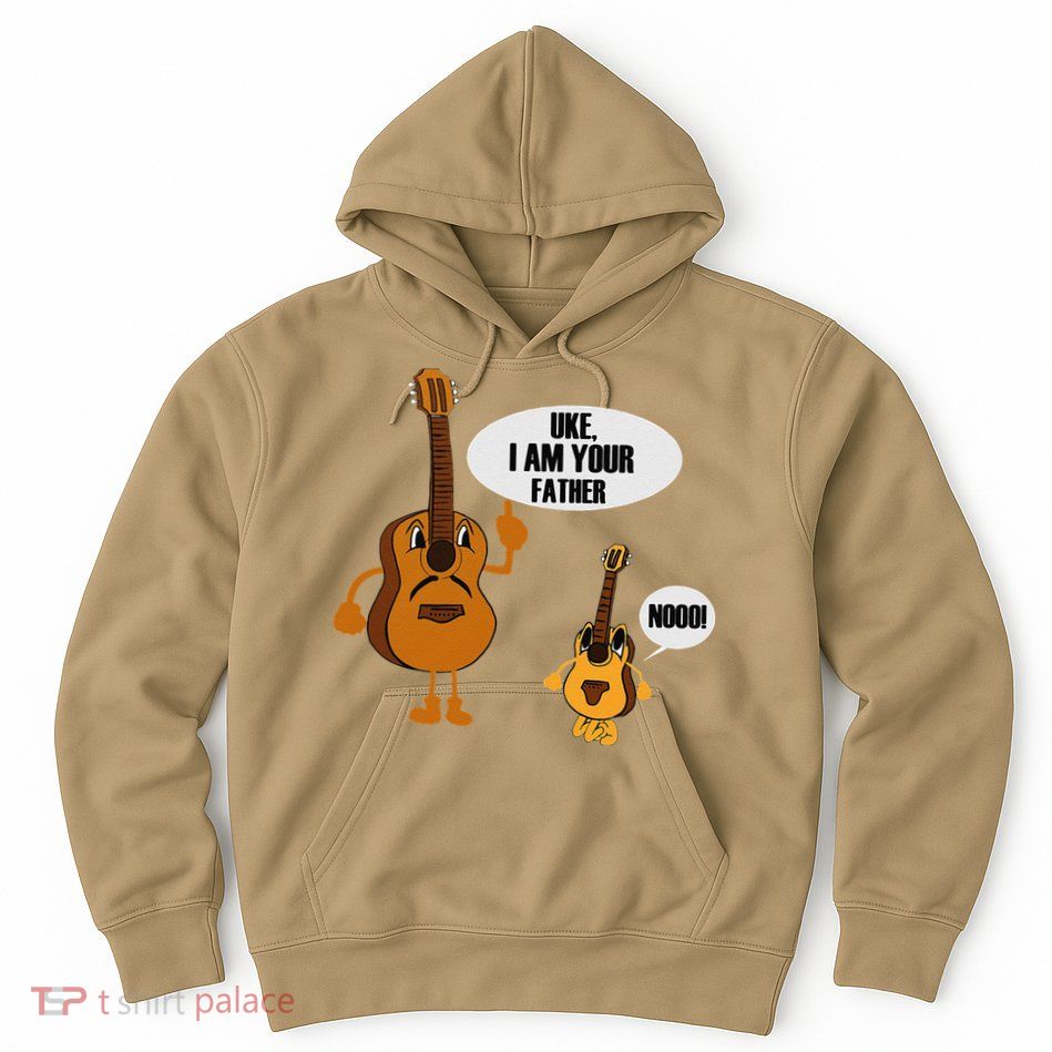 Uke I Am Your Father Ukulele Guitar Funny Fathers Day Gift Hoodie