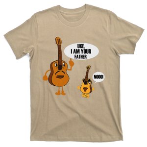 Uke I Am Your Father Ukulele Guitar Funny Fathers Day Gift T-Shirt