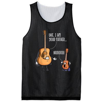 Uke I Am Your Father Guitar Ukulele Music Hilarious Gift Mesh Reversible Basketball Jersey Tank