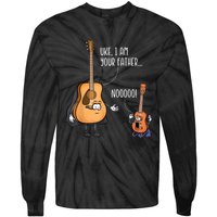 Uke I Am Your Father Guitar Ukulele Music Hilarious Gift Tie-Dye Long Sleeve Shirt