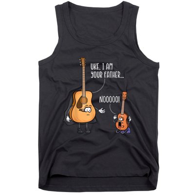 Uke I Am Your Father Guitar Ukulele Music Hilarious Gift Tank Top