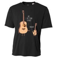 Uke I Am Your Father Ukulele Guitar Music Cooling Performance Crew T-Shirt