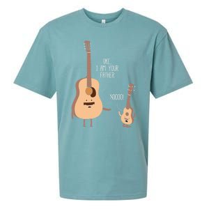 Uke I Am Your Father Ukulele Guitar Music Sueded Cloud Jersey T-Shirt