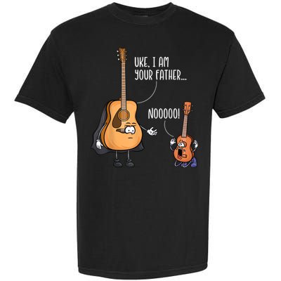 Uke I Am Your Father Guitar Ukulele Music Hilarious Gift Garment-Dyed Heavyweight T-Shirt