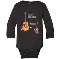 Uke I Am Your Father Guitar Ukulele Music Hilarious Gift Baby Long Sleeve Bodysuit