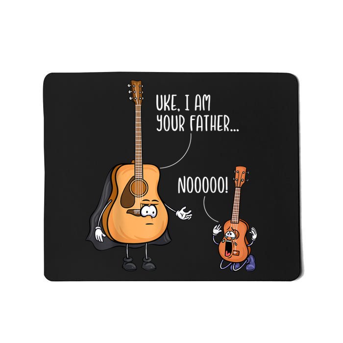 Uke I Am Your Father Guitar Ukulele Music Hilarious Gift Mousepad