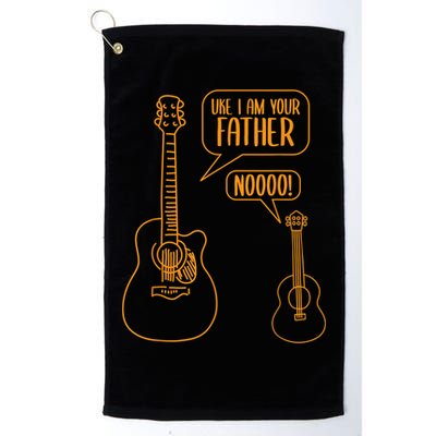 Uke I Am Your Father Guitar Ukulele Music Hilarious Gift Golf Towel