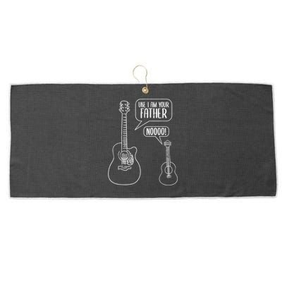 Uke I Am Your Father Guitar Ukulele Music Hilarious Gift Large Microfiber Waffle Golf Towel