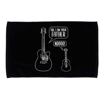 Uke I Am Your Father Guitar Ukulele Music Hilarious Gift Microfiber Hand Towel