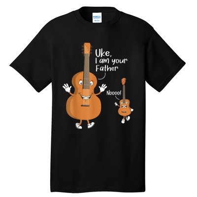 Uke I Am Your Father Guitar Ukulele Music Hilarious Gift Tall T-Shirt