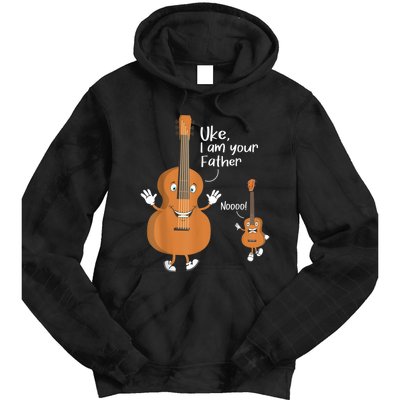 Uke I Am Your Father Guitar Ukulele Music Hilarious Gift Tie Dye Hoodie