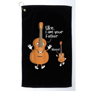 Uke I Am Your Father Guitar Ukulele Music Hilarious Gift Platinum Collection Golf Towel