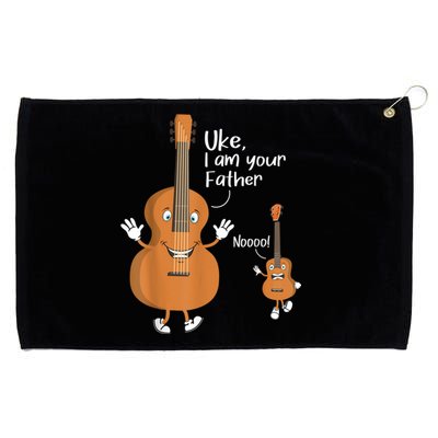 Uke I Am Your Father Guitar Ukulele Music Hilarious Gift Grommeted Golf Towel