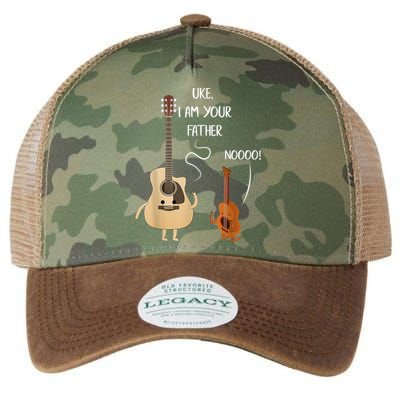 Uke I Am Your Father Guitar Ukulele Music Hilarious Gift Legacy Tie Dye Trucker Hat