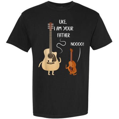 Uke I Am Your Father Guitar Ukulele Music Hilarious Gift Garment-Dyed Heavyweight T-Shirt