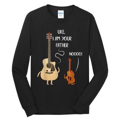 Uke I Am Your Father Guitar Ukulele Music Hilarious Gift Tall Long Sleeve T-Shirt