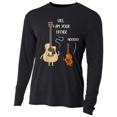 Uke I Am Your Father Guitar Ukulele Music Hilarious Gift Cooling Performance Long Sleeve Crew