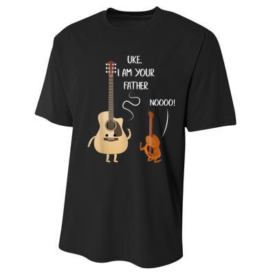 Uke I Am Your Father Guitar Ukulele Music Hilarious Gift Performance Sprint T-Shirt