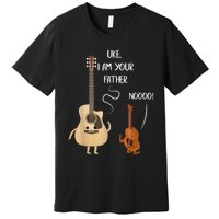 Uke I Am Your Father Guitar Ukulele Music Hilarious Gift Premium T-Shirt