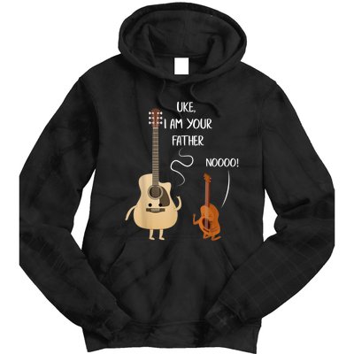 Uke I Am Your Father Guitar Ukulele Music Hilarious Gift Tie Dye Hoodie