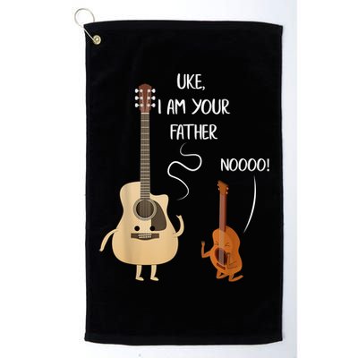 Uke I Am Your Father Guitar Ukulele Music Hilarious Gift Golf Towel
