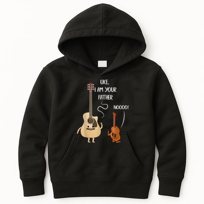 Uke I Am Your Father Guitar Ukulele Music Hilarious Gift Kids Hoodie