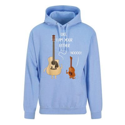 Uke I Am Your Father Guitar Ukulele Music Hilarious Gift Unisex Surf Hoodie