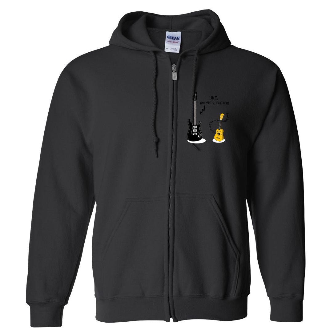 Uke I Am Your Father! Full Zip Hoodie