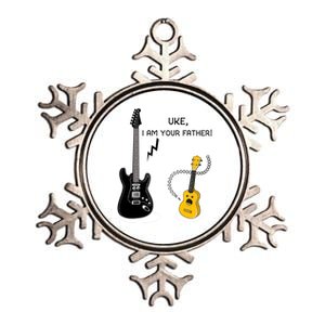 Uke I Am Your Father! Metallic Star Ornament