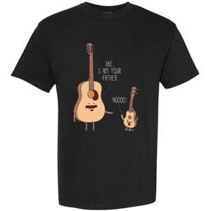 Uke I Am Your Father Ukulele Guitar Music Garment-Dyed Heavyweight T-Shirt