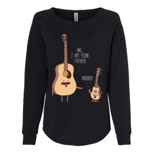 Uke I Am Your Father Ukulele Guitar Music Womens California Wash Sweatshirt