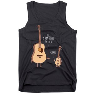 Uke I Am Your Father Ukulele Guitar Music Tank Top