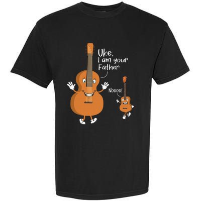 Uke I Am Your Father Ukulele Guitar Instrument Ukulelist Garment-Dyed Heavyweight T-Shirt