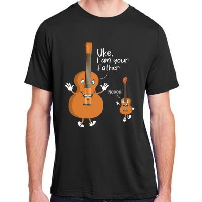 Uke I Am Your Father Ukulele Guitar Instrument Ukulelist Adult ChromaSoft Performance T-Shirt