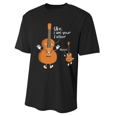 Uke I Am Your Father Ukulele Guitar Instrument Ukulelist Performance Sprint T-Shirt