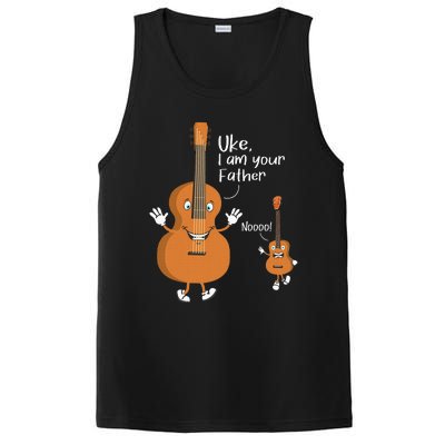 Uke I Am Your Father Ukulele Guitar Instrument Ukulelist PosiCharge Competitor Tank