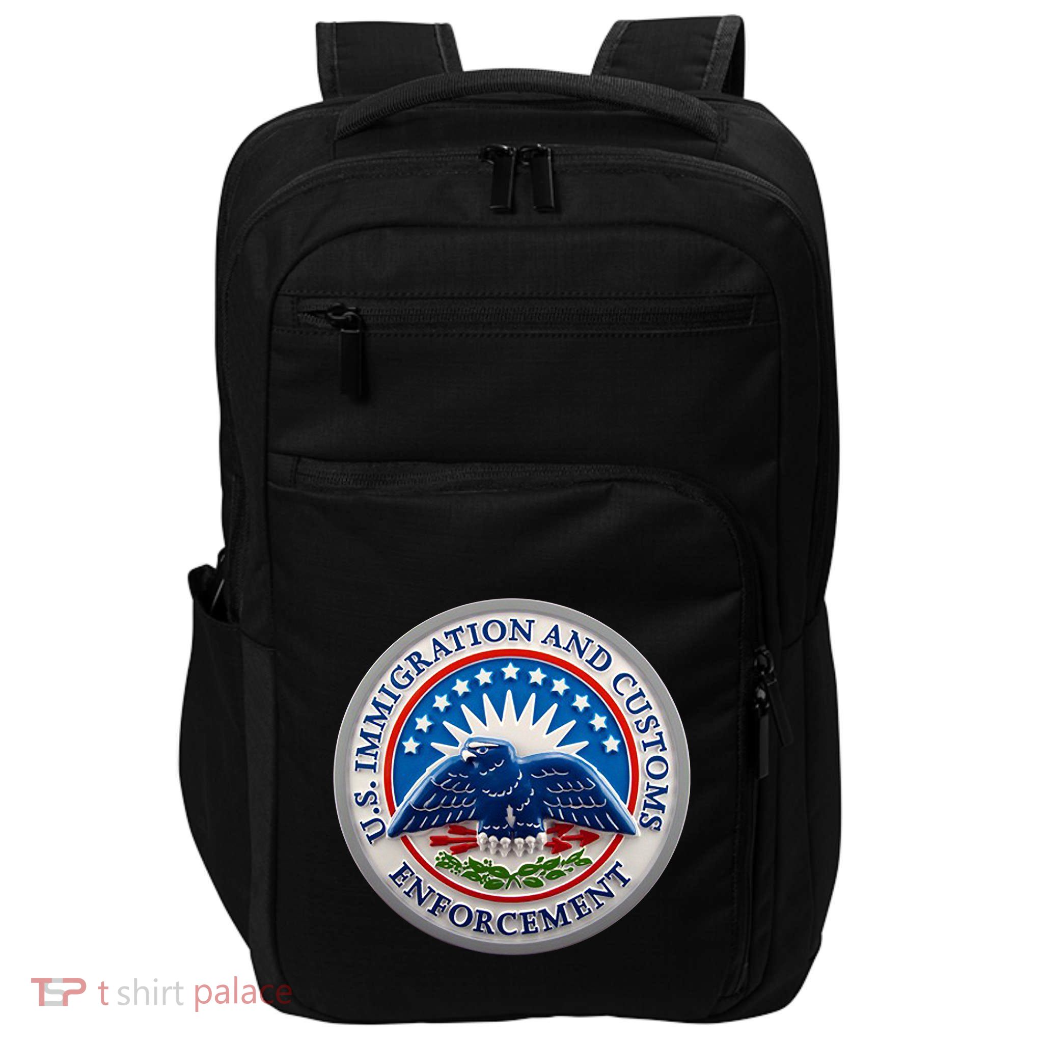 U.S. Immigration And Customs Enforcement ICE Logo Impact Tech Backpack