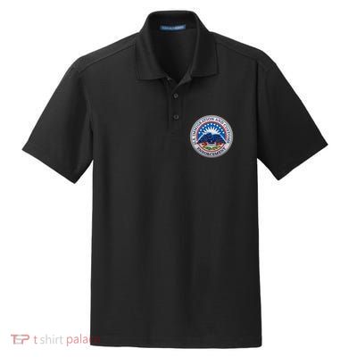 U.S. Immigration And Customs Enforcement ICE Logo Dry Zone Grid Polo